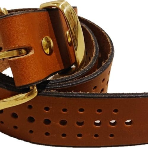 Bon's Solid Leather Belt 1 1/2inch (38mm) Width