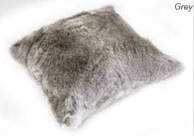 Rabbit Fur Cushion