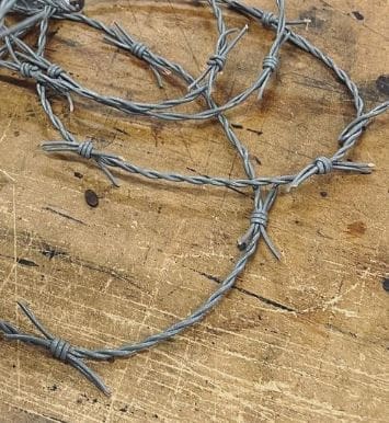 Handmade Leather Barb Wire per/mt
