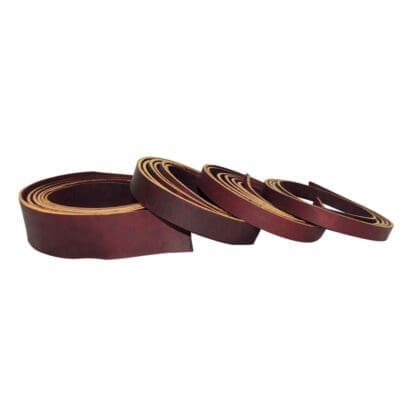 Alum Tanned Latigo Leather Straps