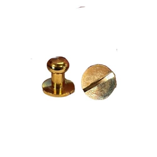Sam Brown Screw Back Nickel 4mm