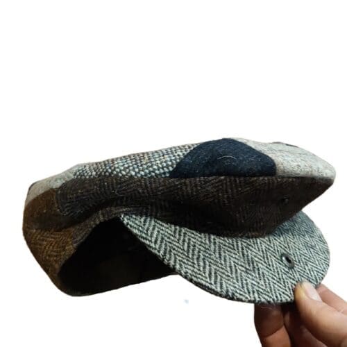Vintage Patchwork Cap with Clip