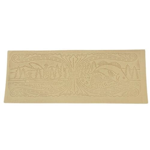 Embossed Wallet Back Fishing