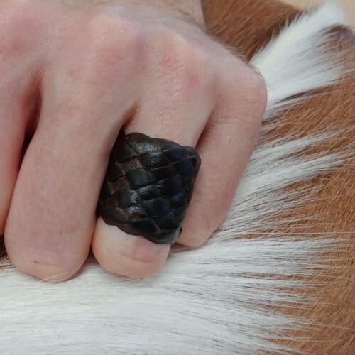 Tasmanian Made Braided Leather Ring