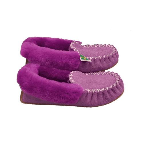 Sheepskin Moccasin - Lt Purple