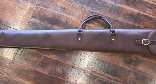 Leather Shotgun Bag Case