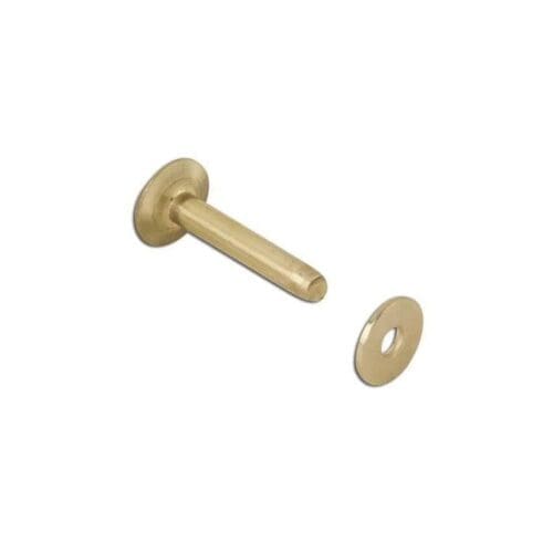 Brass Rivets & Burrs #12 1inch 50 pack