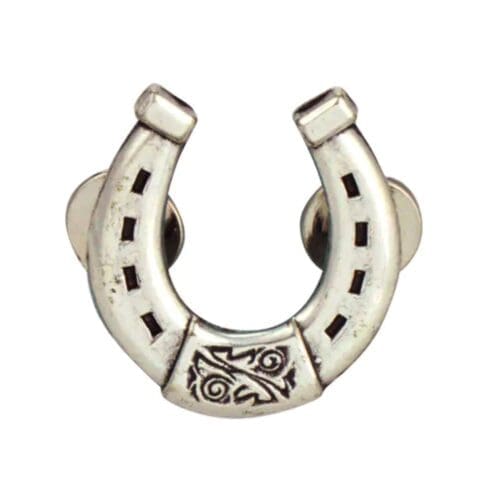 Horseshoe Concho Antique Silver 27mm