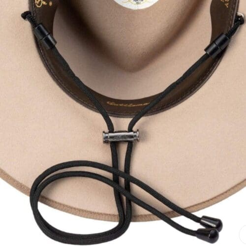 Akubra Chinstrap Black