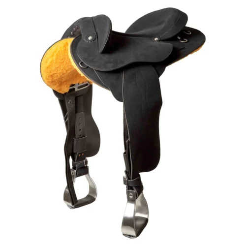 Half Breed Synthetic Saddle Adjustable Gullet 17inch