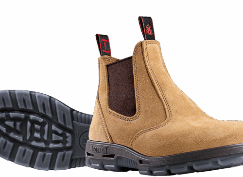 USBBA Banana Suede Steel Toe Redback Boots