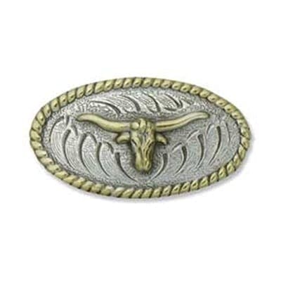Longhorn Oval Concho
