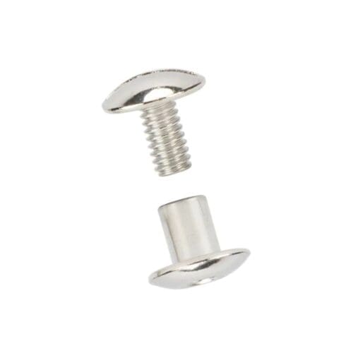 Screw Open Back 6mm Nickel 10