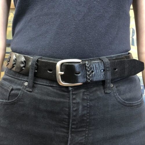"Maranoa" Kangaroo Leather Link Belt