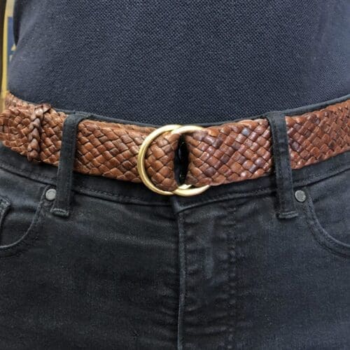 "Longreach" 11 plait Kangaroo Leather Belt