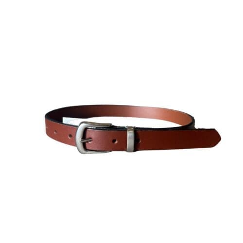 1 inch Plain Solid Leather Belt