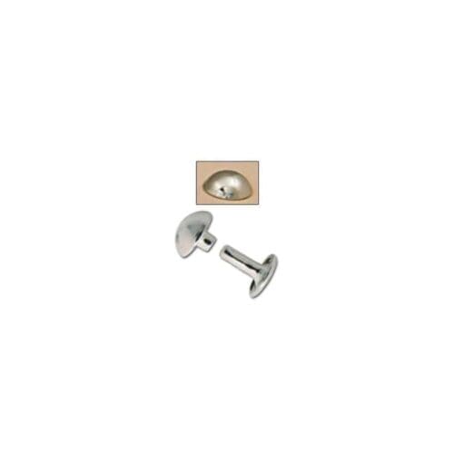 Domed Rivets 10mm N/P 100/pk