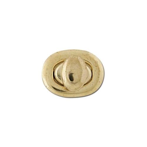 Bag Clasp Small Oval BrassPlat