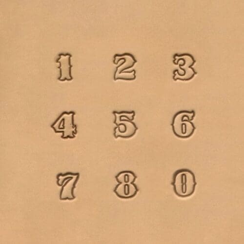 13mm (1/2") Number Stamp Set