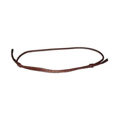 4 Plait Kangaroo Leather Single Round Hatband