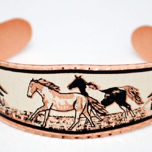 Copper Horse Bracelet