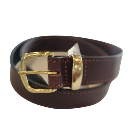 "Countryman" Stitched Leather Belt