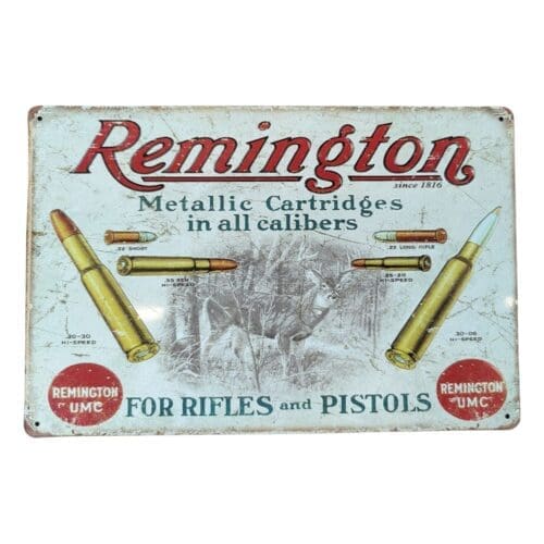 Tin Sign Remington