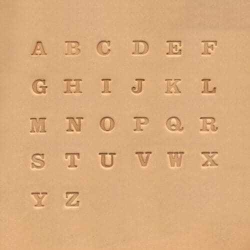1/4 inch 6.5mm Alphabet and Number Stamp Set