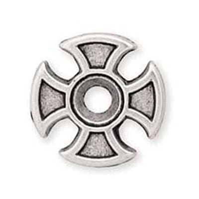 Cross Bezel Concho 3/4" (1.9 cm)