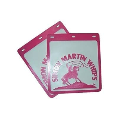 Mudflaps Pair - HOT PINK