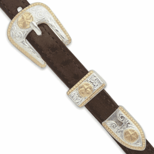 San Saba Ranger Buckle3/8inS/G