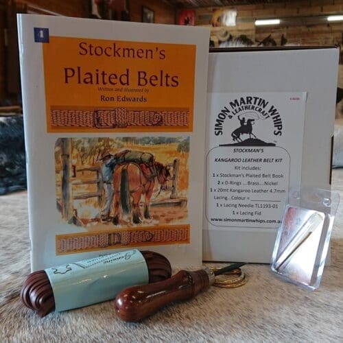 Stockman's Kangaroo Plaited Belt Kit