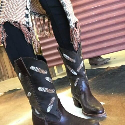 Kookaburra Dark Brown Ladies Kader Western Boots