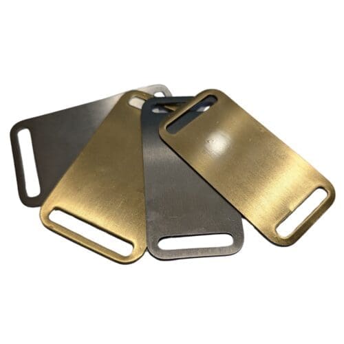 Adjustable Dog Collar Plates - Hand Engraved