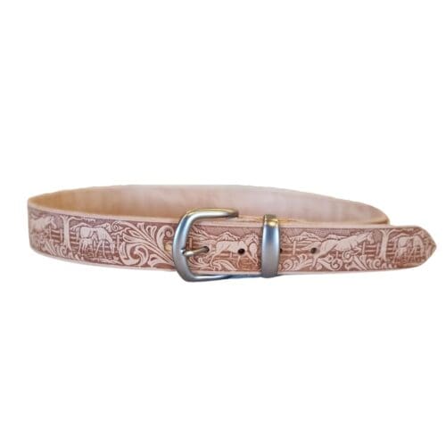 Horses Genuine Leather Belt