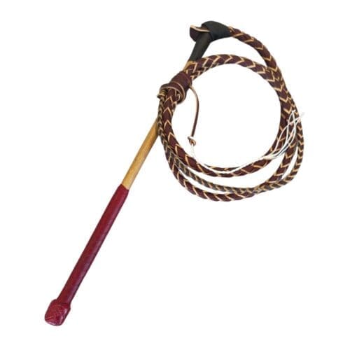 Latigo Stockwhip - Red Handle