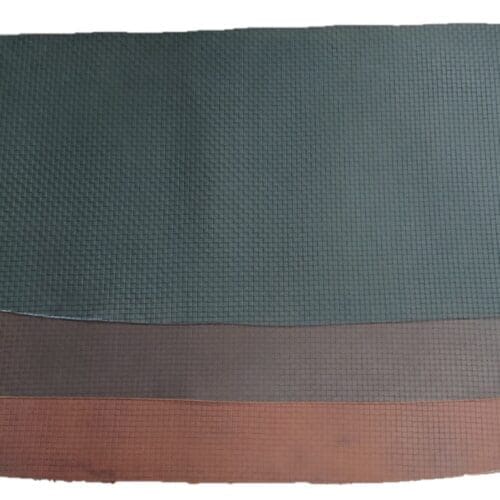 Basket Weave Leather Single Butt