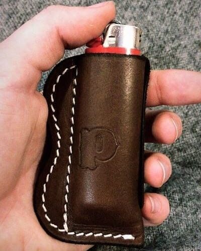 Leather Lighter Case