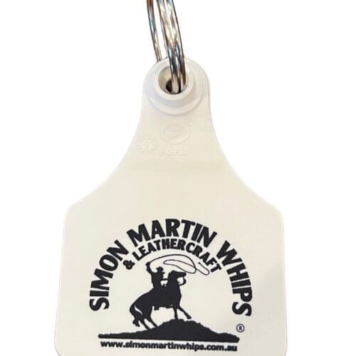 Simon Martin Whips Cattle Tag for Hat